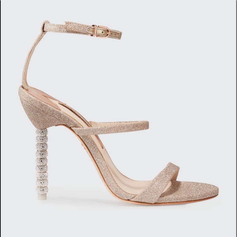 Sophia Webster gold high sandal Rosalin